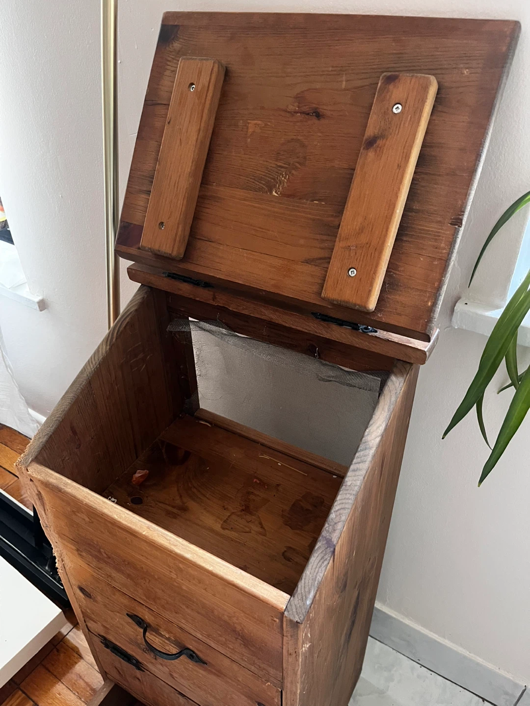 Wooden Kitchen Potato Cabinet with Drawers