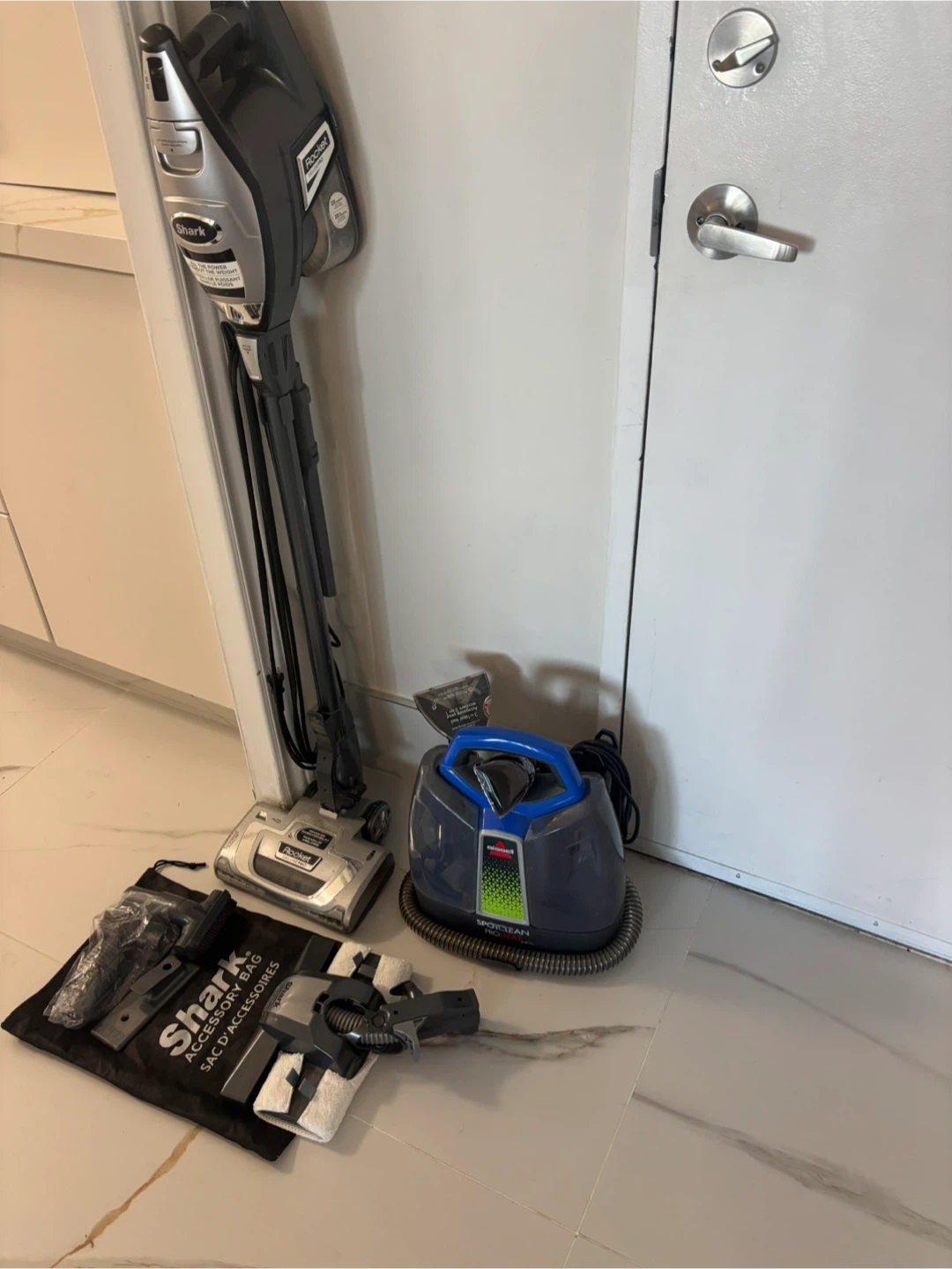 Shark Rocket Vacuum and Bissell SpotClean Carpet Cleaner - photo 3