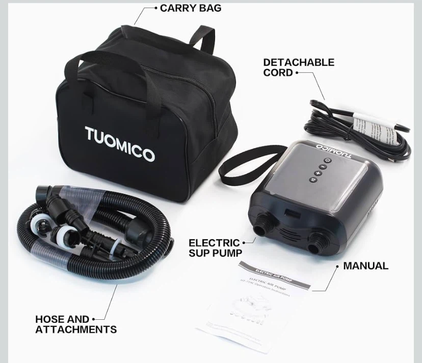 New Portable Paddle Board Electric Air Pump - photo 5