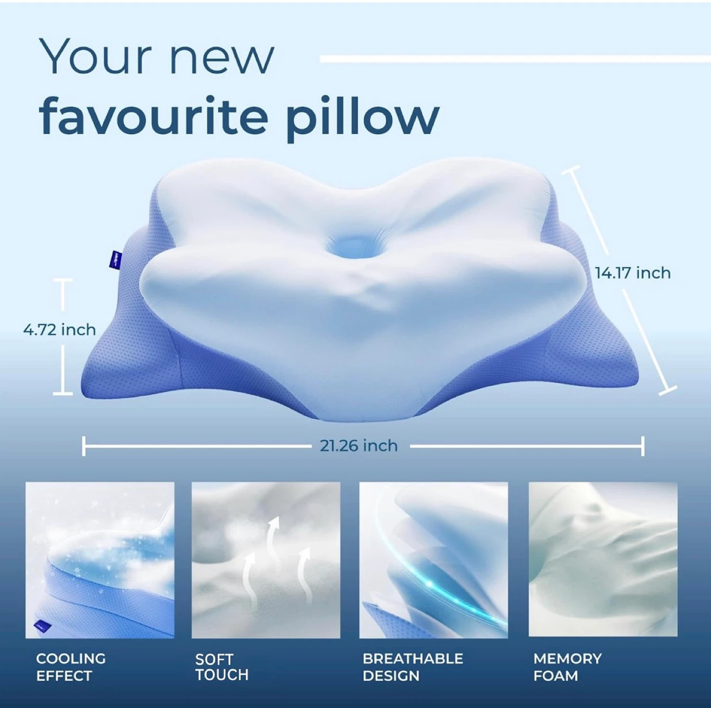 New Derila Ergo Edition Pillow For Peaceful Night Sleep - photo 2