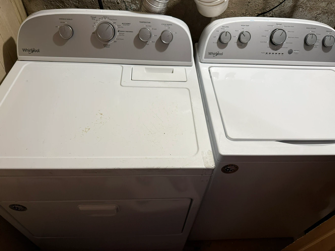 Whirlpool Washer and Dryer Set