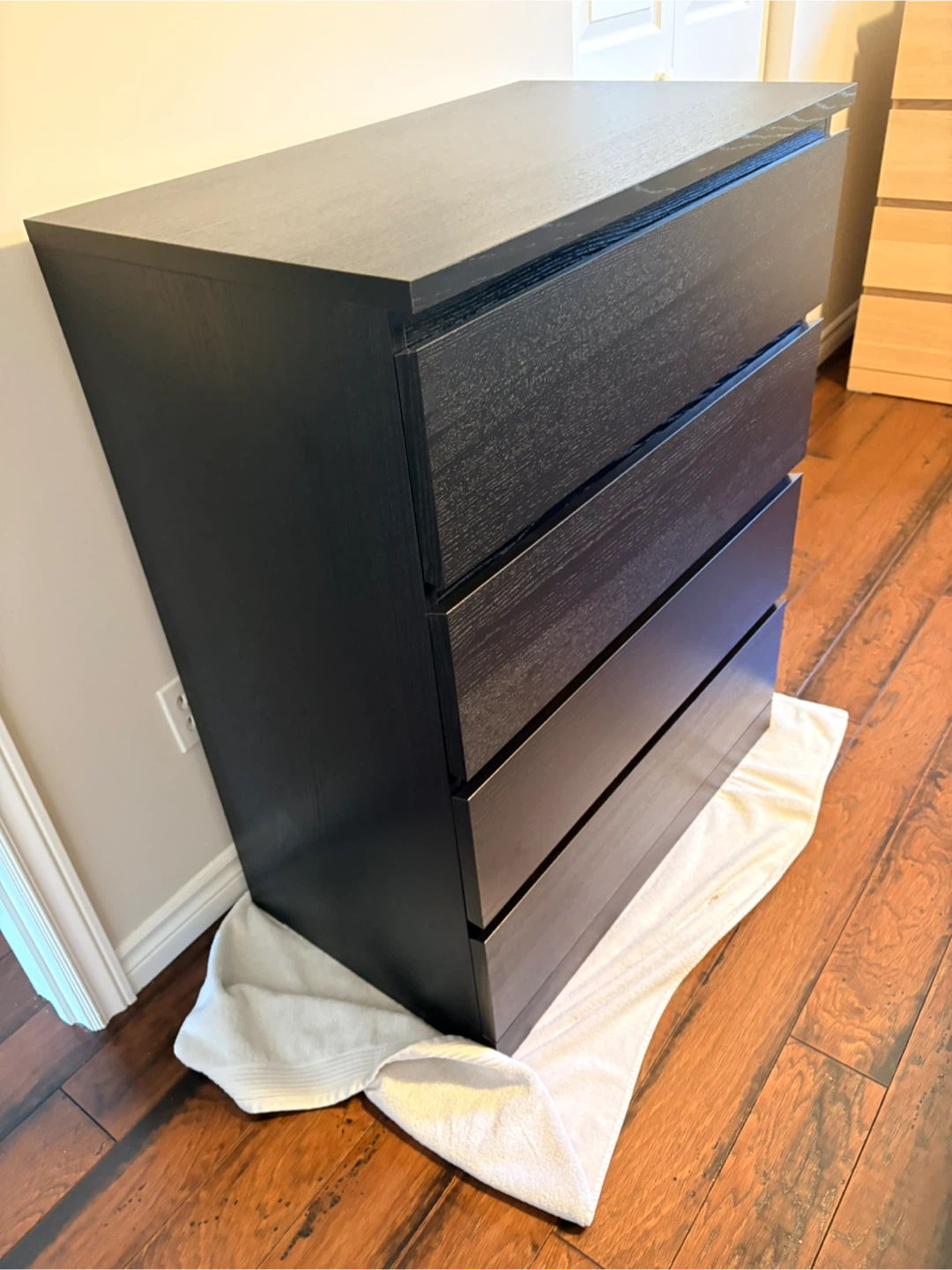 Black 4-Drawer Dresser - photo 3