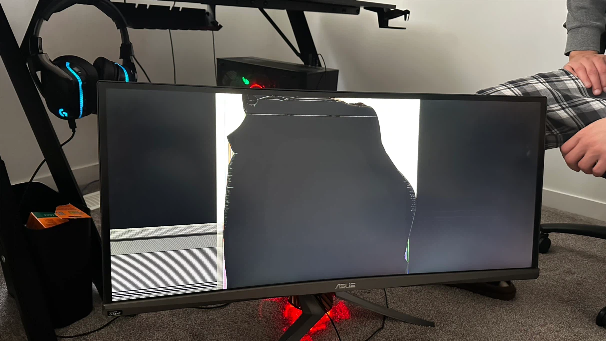 ASUS PG348Q 34" Ultra-wide Monitor (Damaged) - photo 3