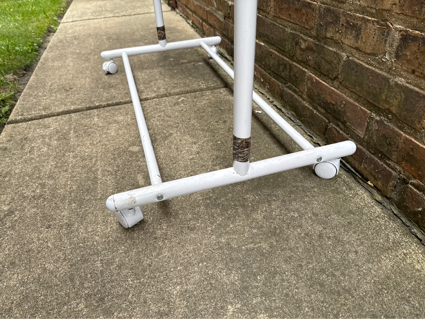 Double Garment Rack with Wheels - photo 4