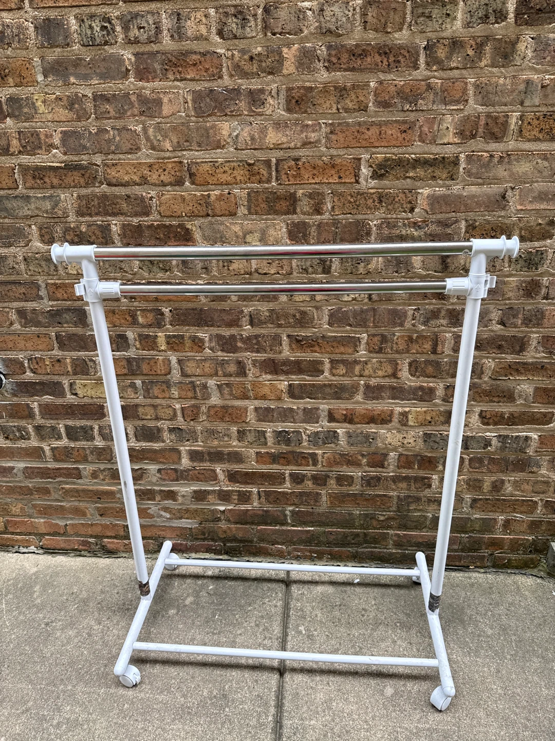 Double Garment Rack with Wheels - photo 2