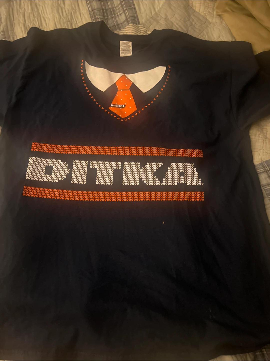 Navy Blue Soldier Field T-Shirt