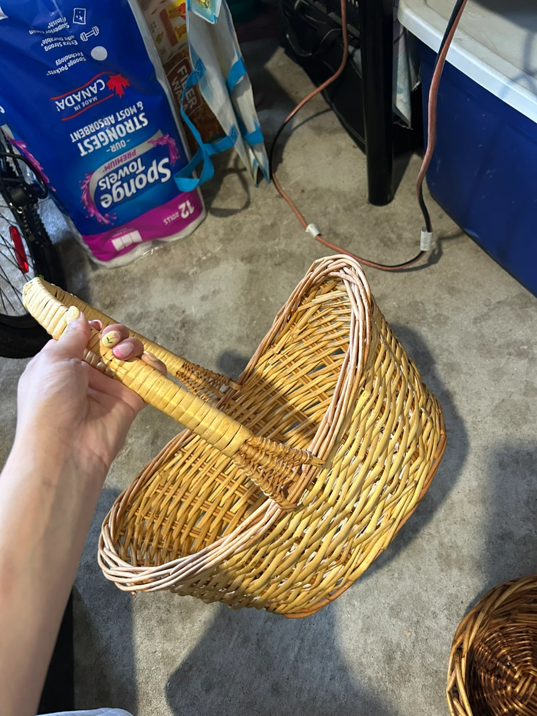 Wicker Baskets with Handles - photo 2
