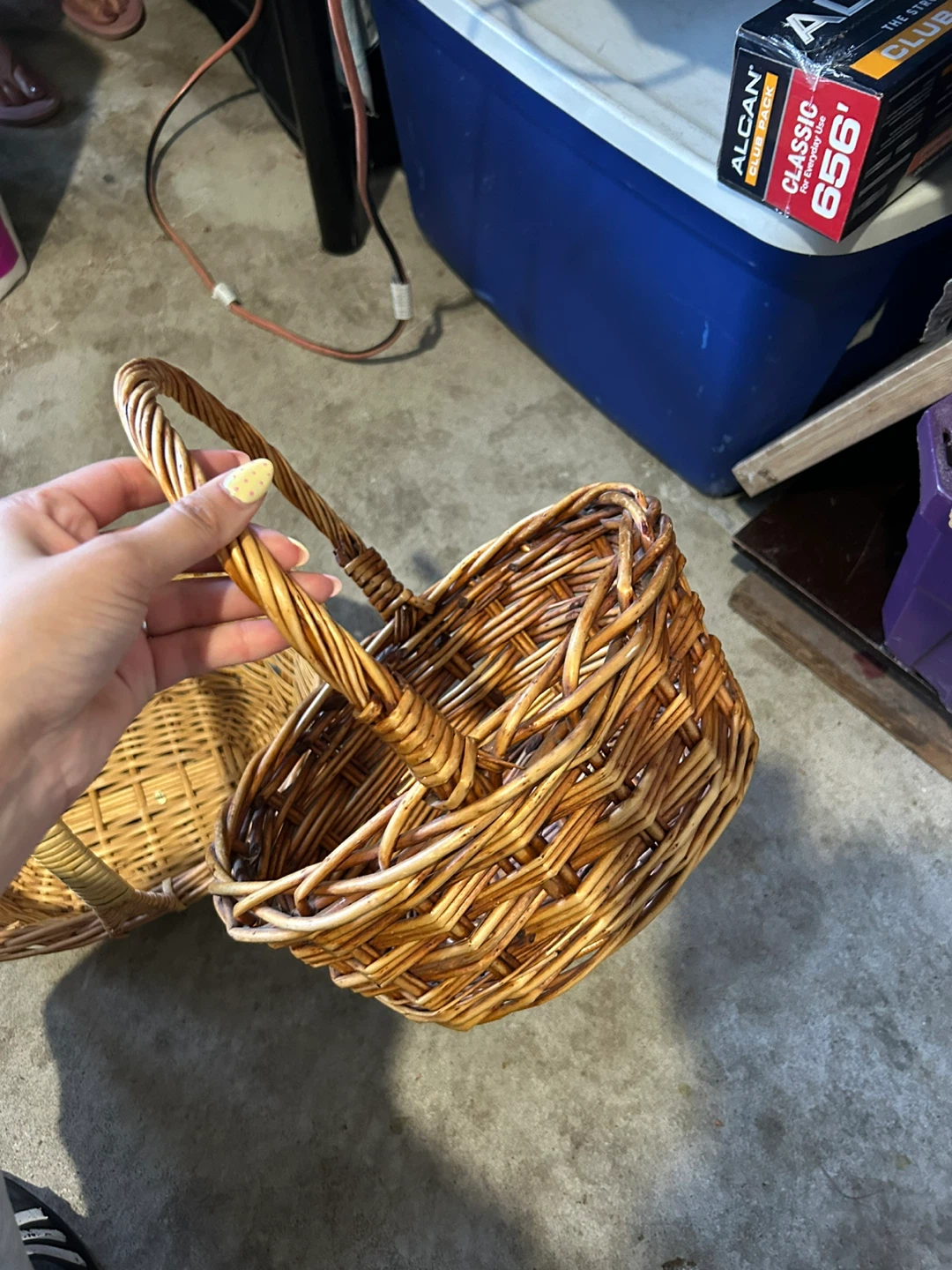 Wicker Baskets with Handles - photo 3
