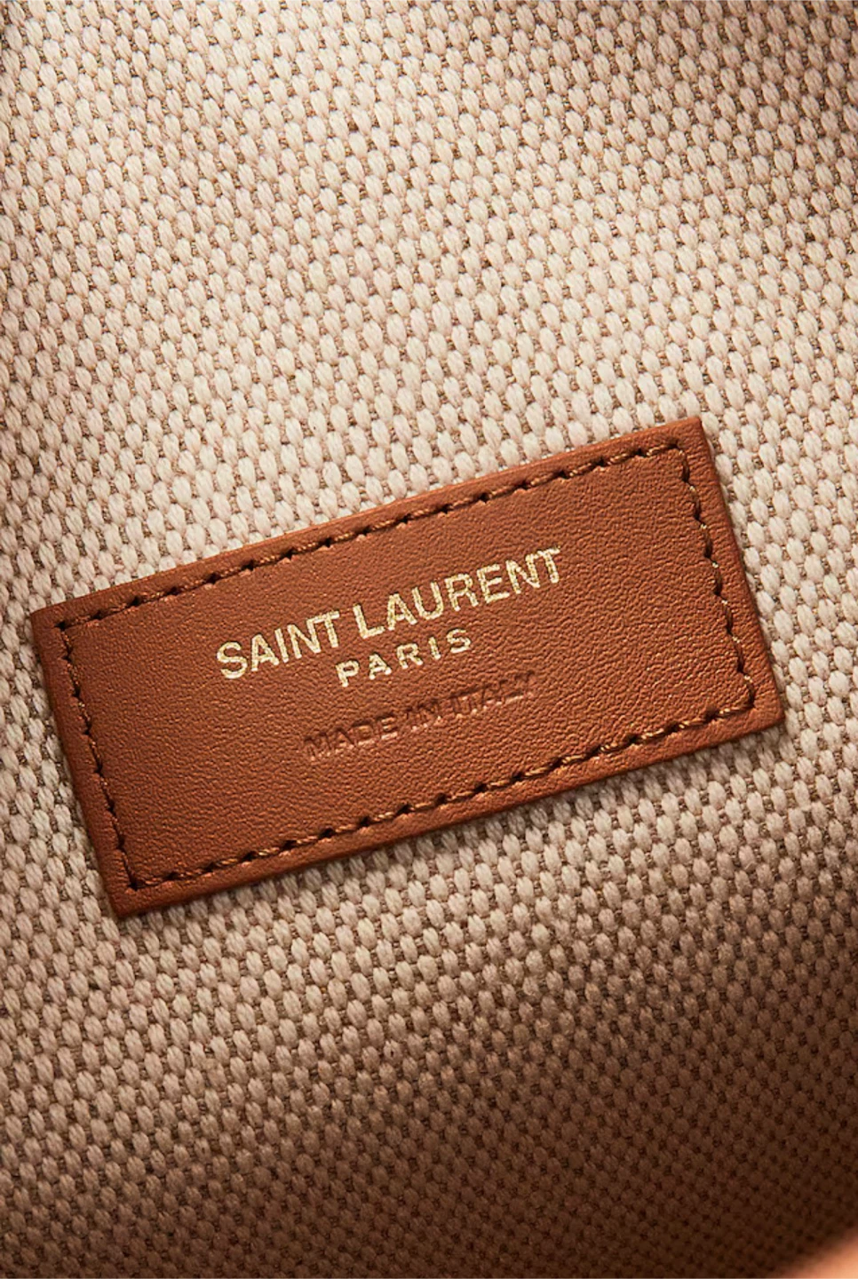 Saint Laurent Paris Leather & Canvas Shoulder Bag - photo 5