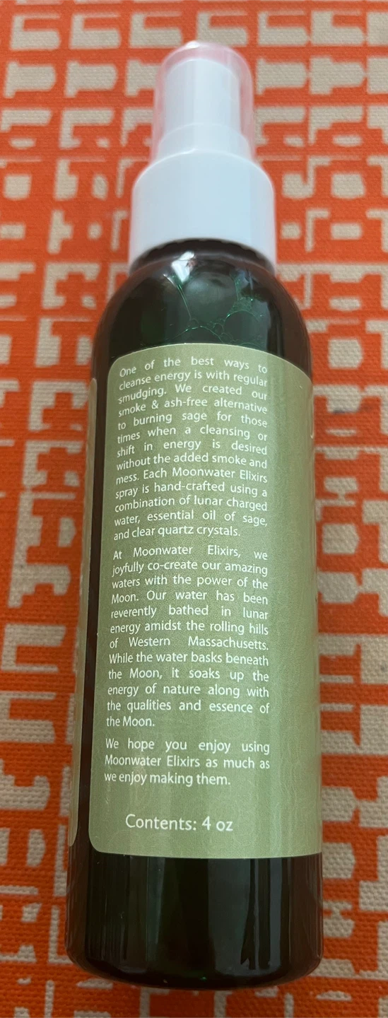 Moonwater Elixirs Reiki Charged Sage Smudge Spray - photo 2