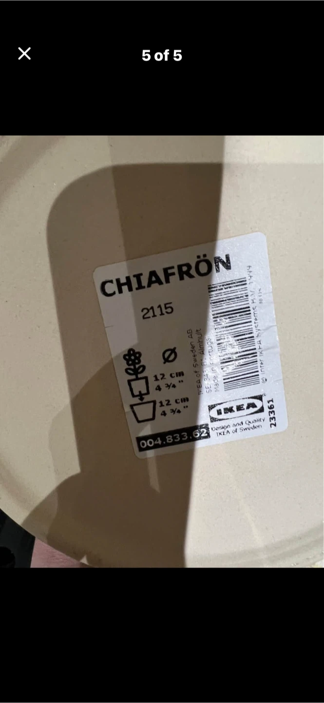 IKEA CHIAFRÖN Planter Pot - photo 5