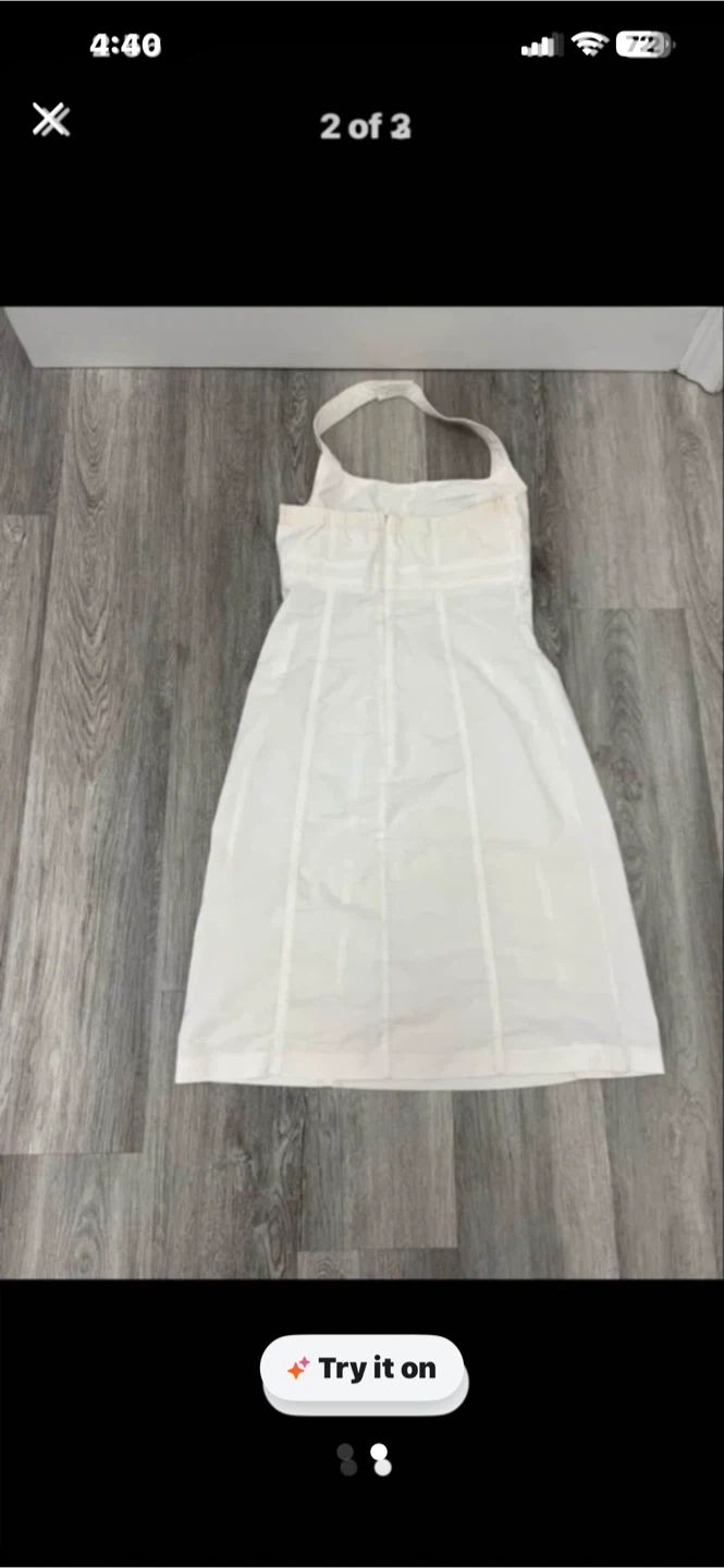 White Halter Dress - photo 2