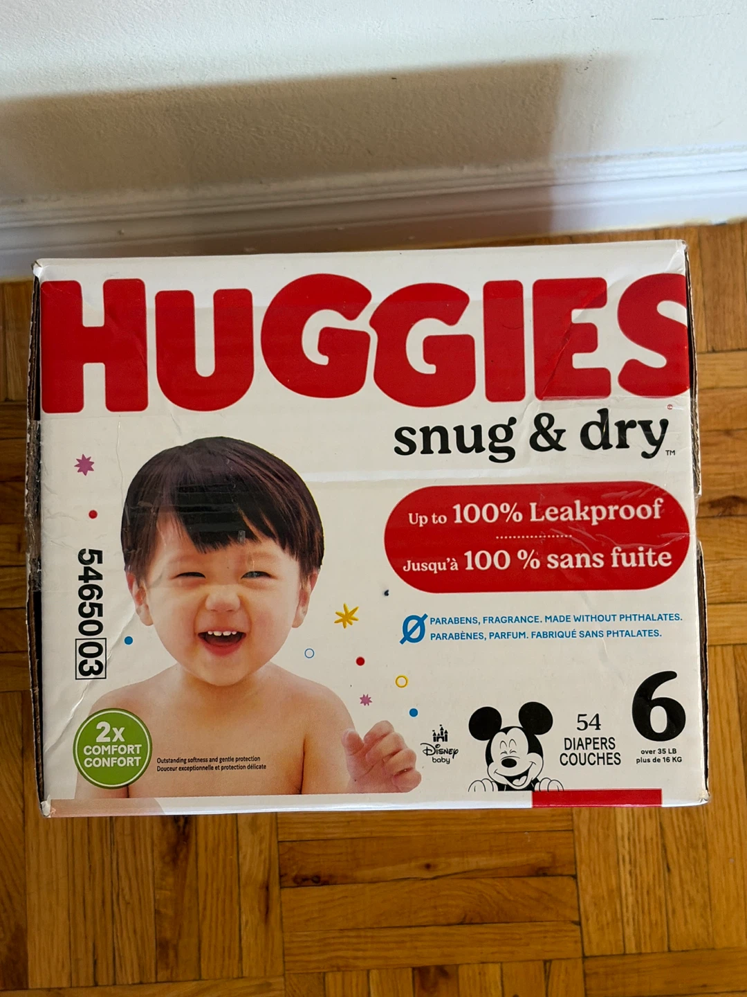 Huggies Snug & Dry Diapers Size 6 - 54 Count