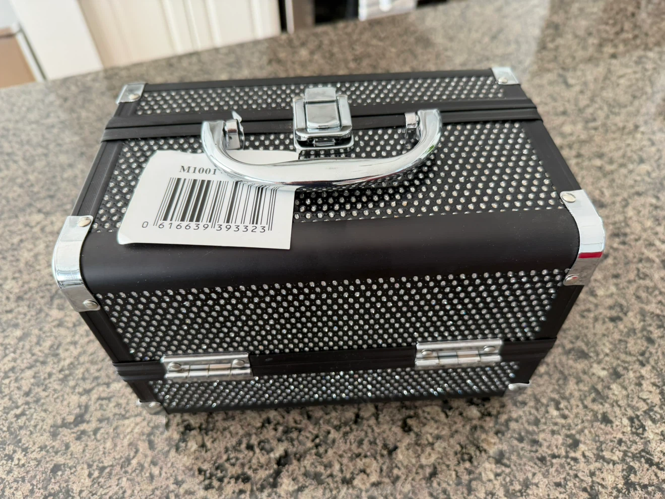 Black Makeup Train Case with Mirror - photo 2