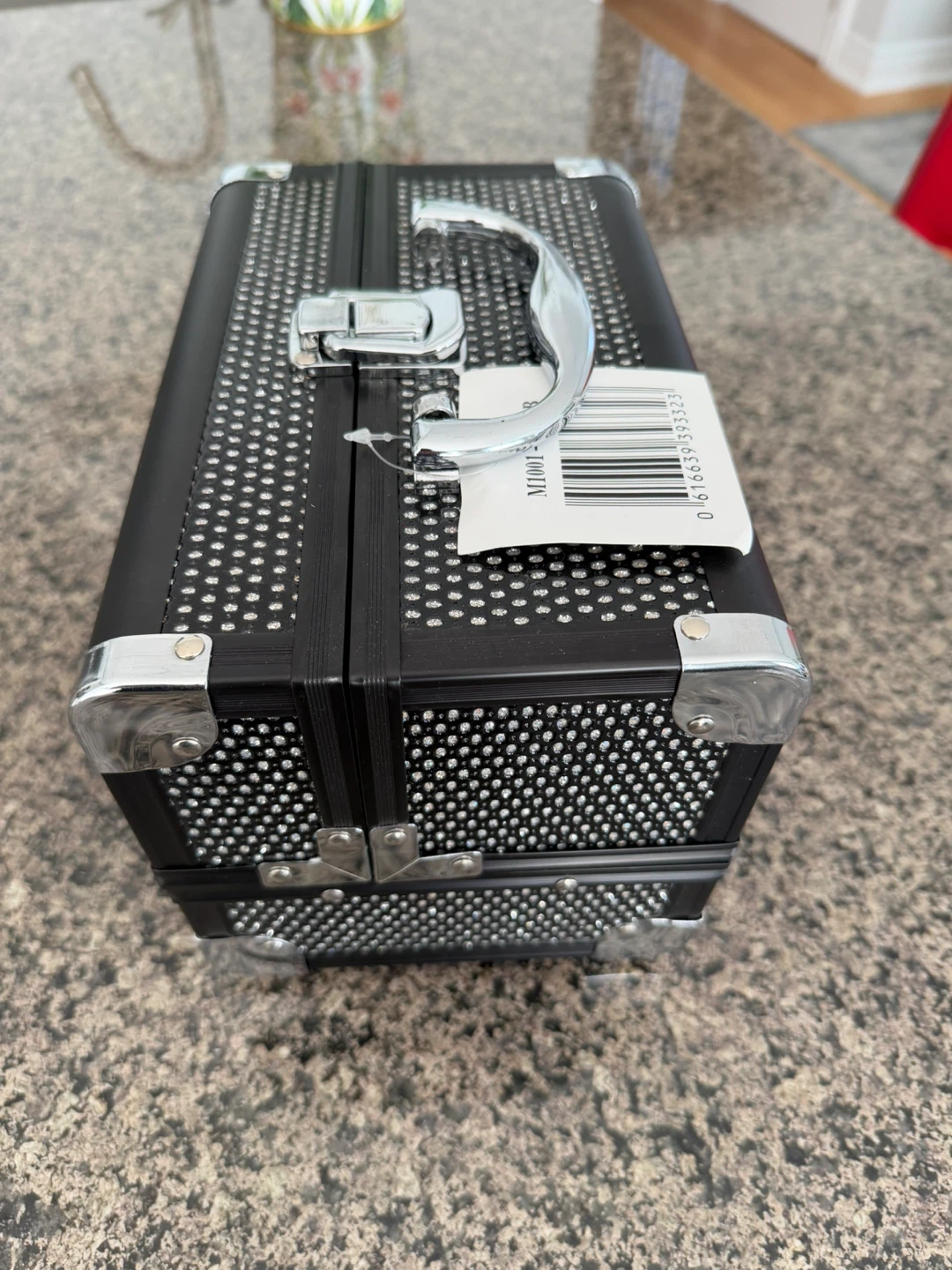 Black Makeup Train Case with Mirror - photo 4