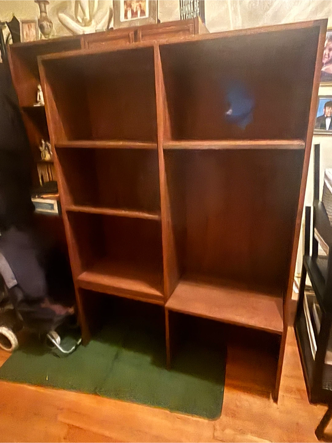 Wooden Bookcase Shelf Unit