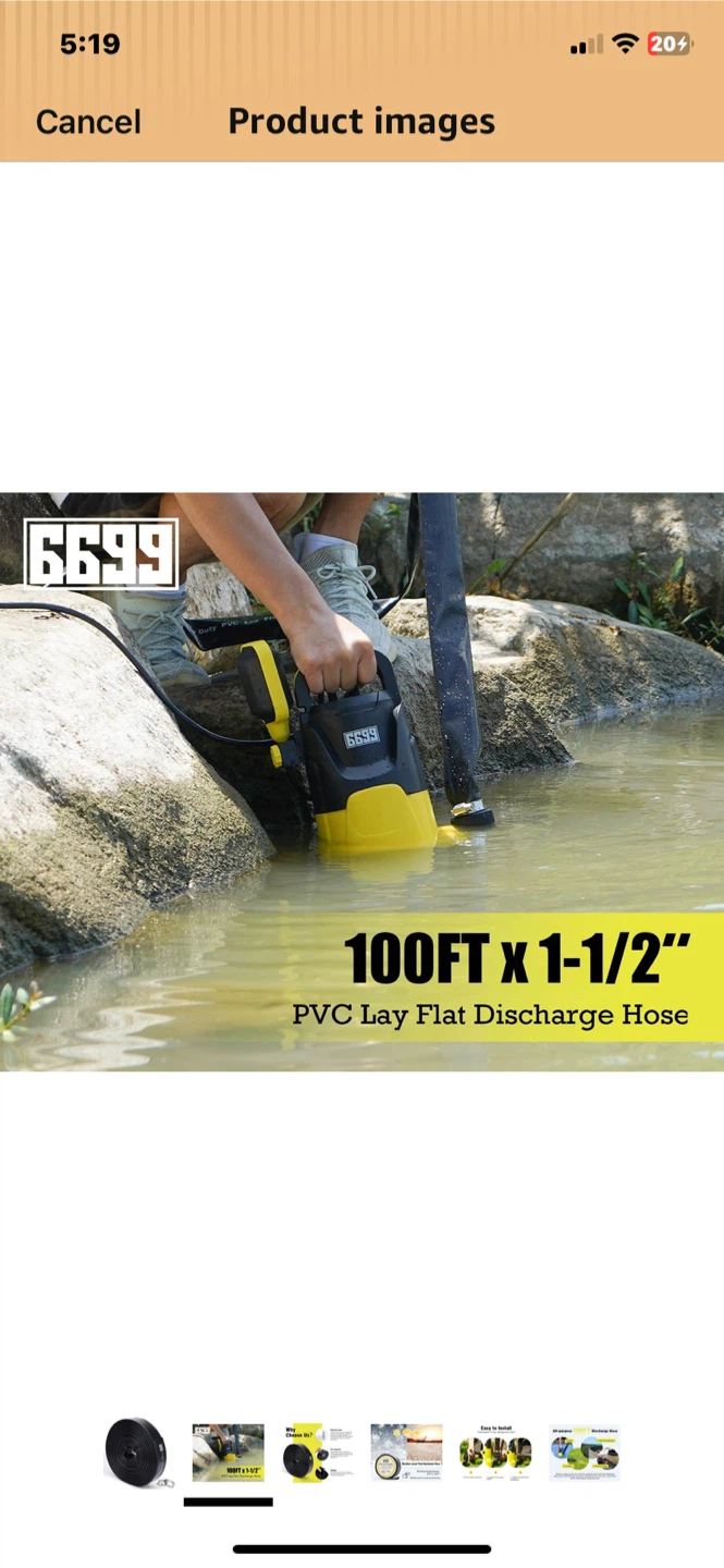 New Discharge Backwash Hose 1-1/2-Inch by 100-foot - photo 2
