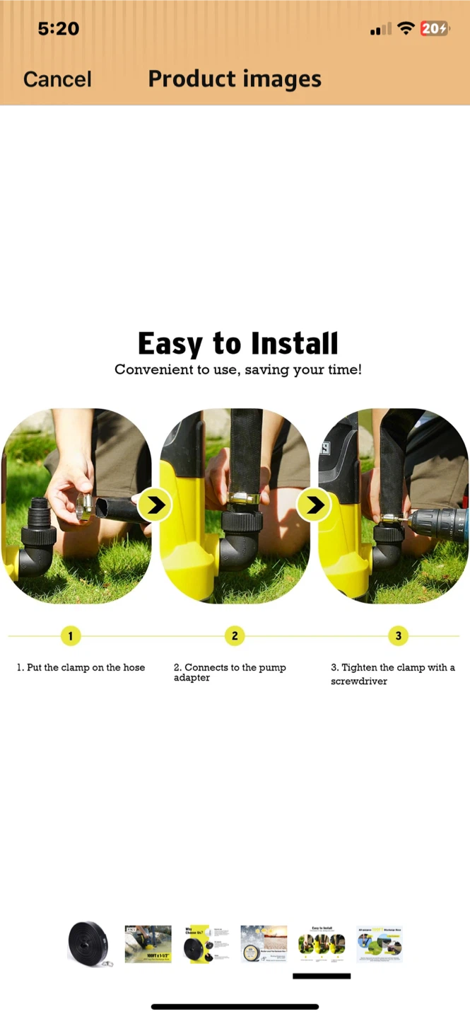 New Discharge Backwash Hose 1-1/2-Inch by 100-foot - photo 5