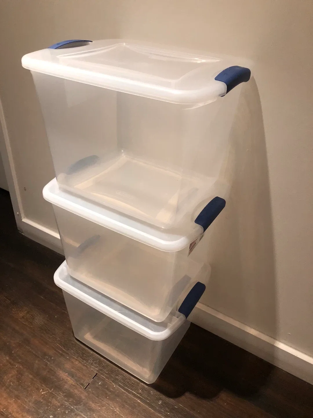 26 L / 27 Qt Storage Bins (Pack of 3)