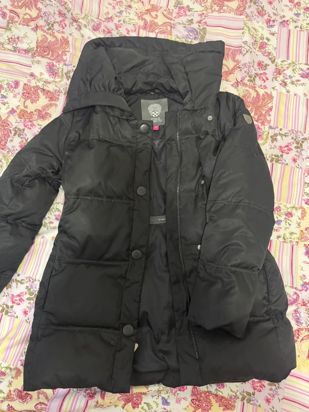 Vince Camuto Black Puffer Coat - photo 2