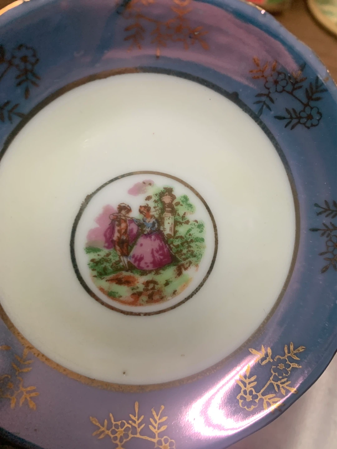 Vintage Miniature Teapot, Teacup and Saucer Set - photo 3