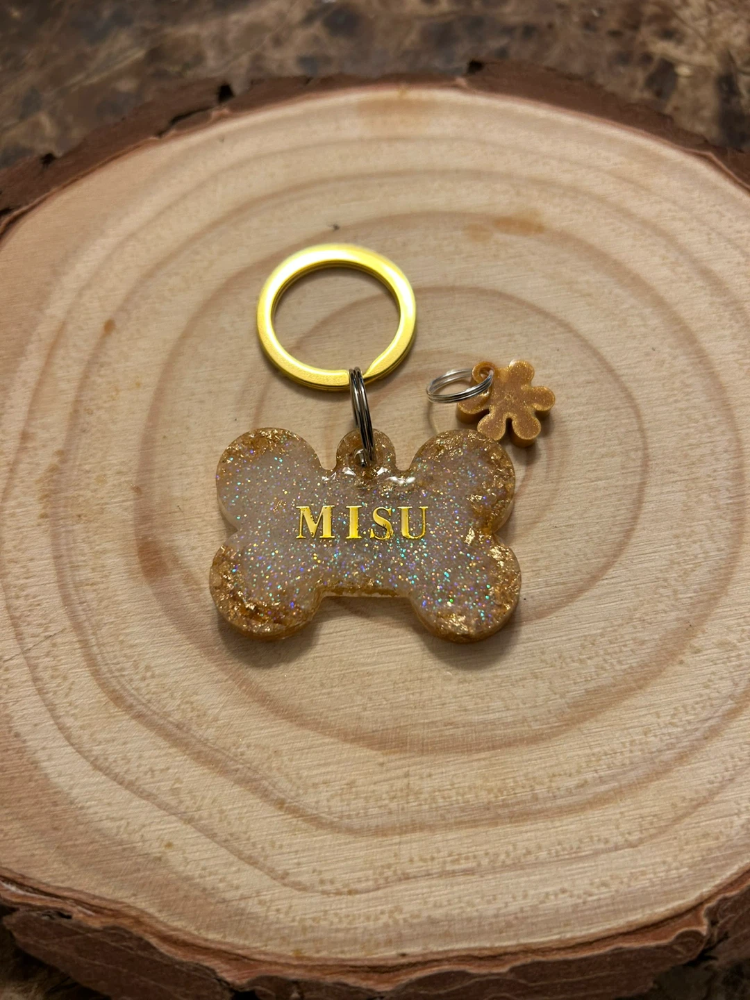 Custom Pet ID Tag - Bone or Round Shape - photo 2