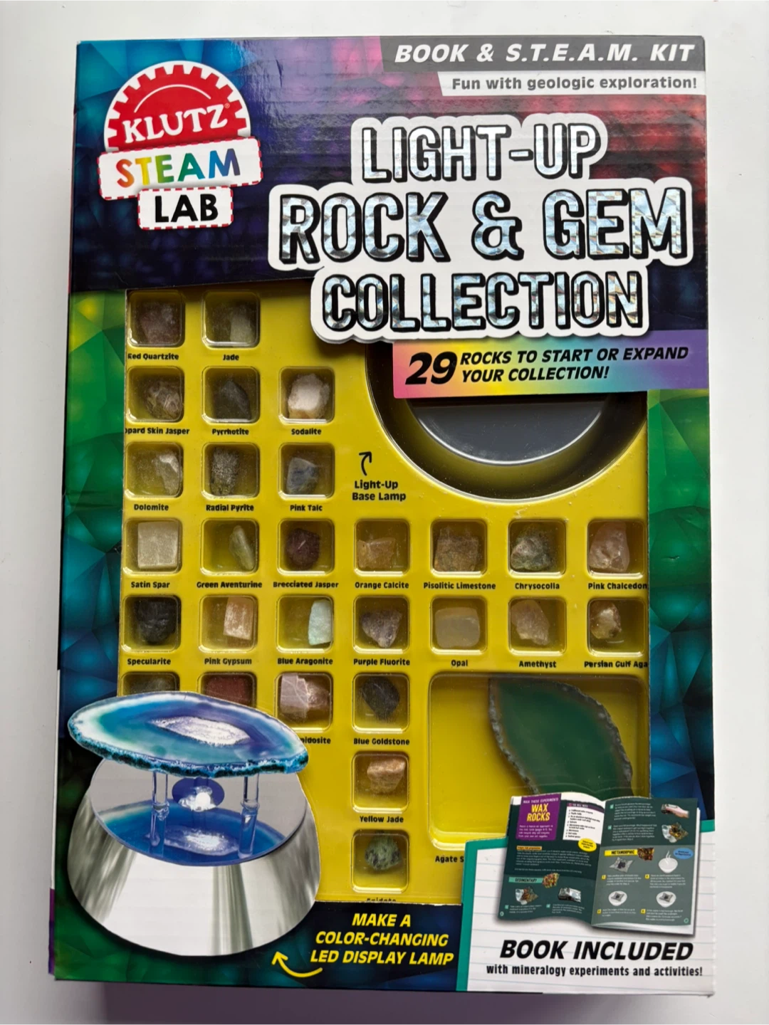 Klutz Light-Up Rock & Gem Collection Kit