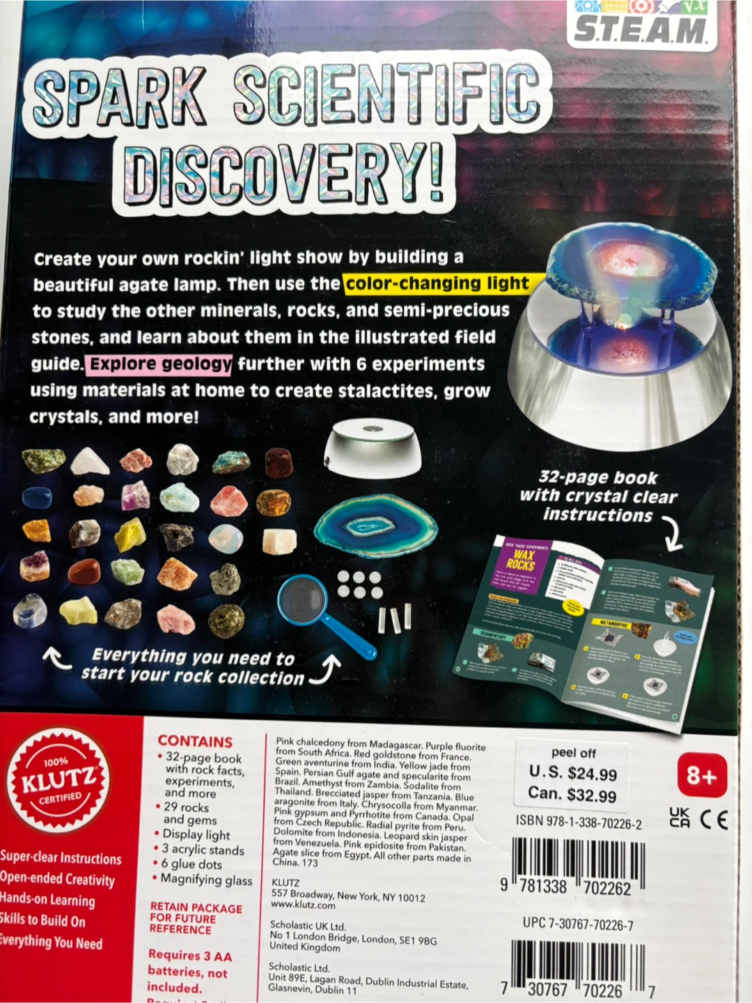 Klutz Light-Up Rock & Gem Collection Kit - photo 4