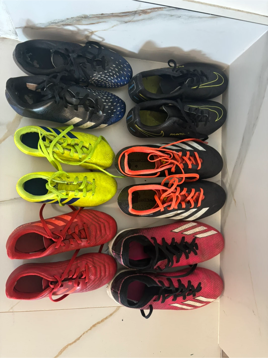 Assorted Kids Soccer Cleats - Adidas & Nike