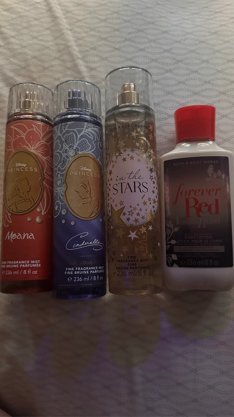 Bath & Body Works Fragrance Mists and body lotion 4 for $30