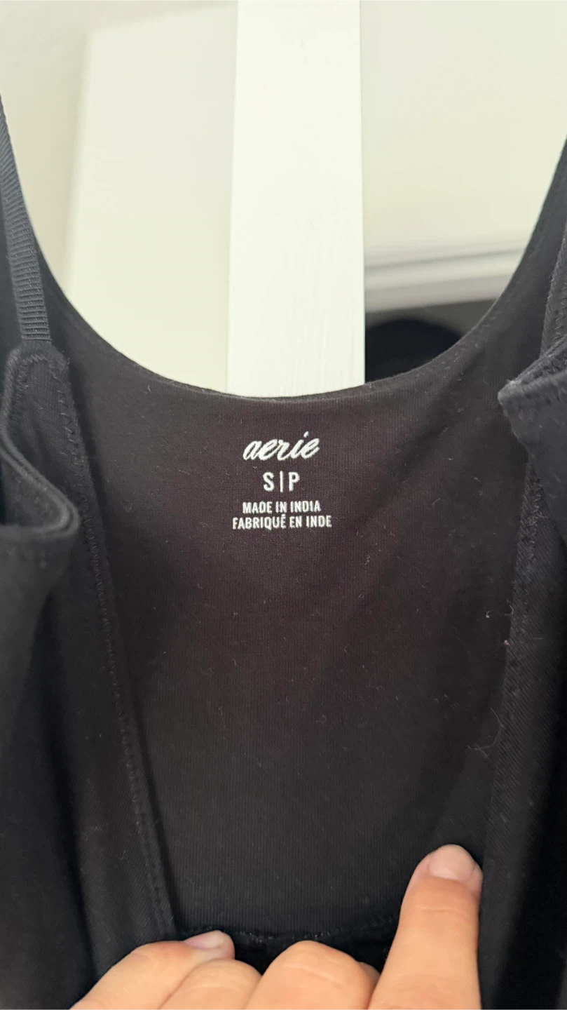 Aerie Black Spaghetti Strap Dress - Size S - photo 2