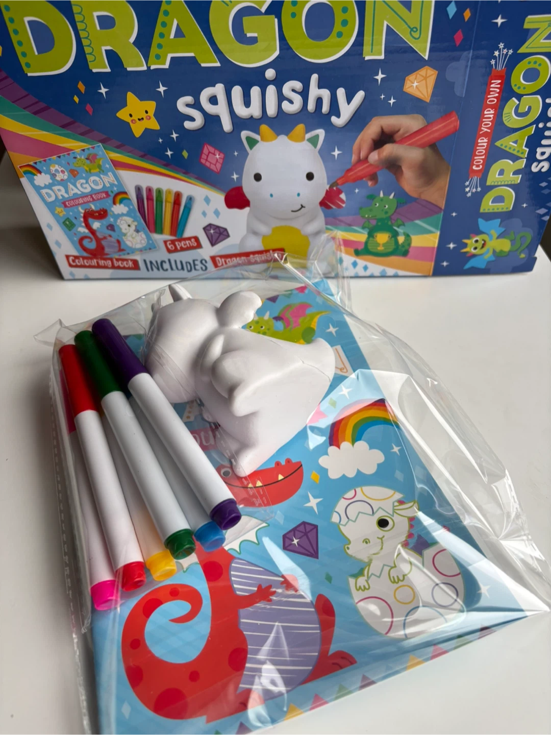 Colour Your Own Dragon Squishy Set - photo 3