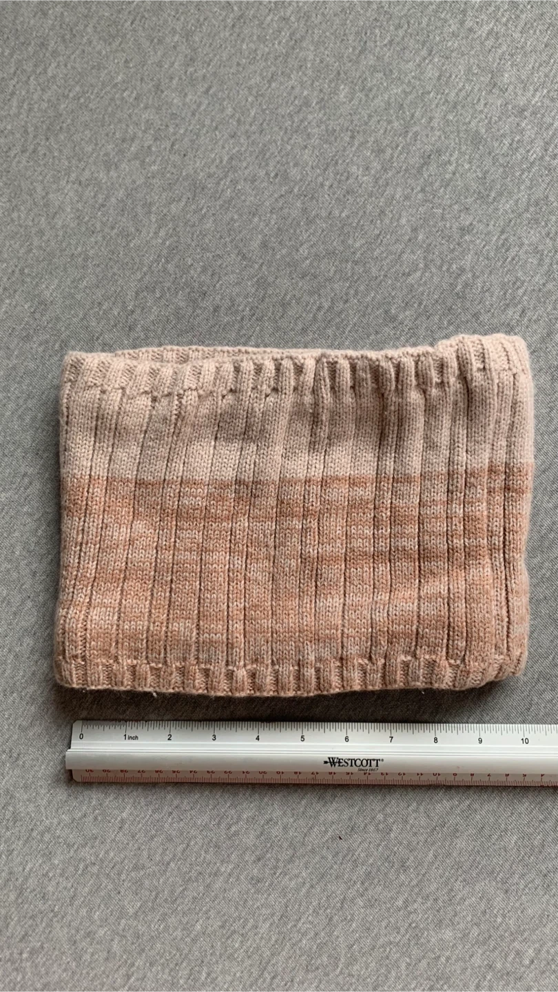 Fleece-lined Knit Neck Warmer