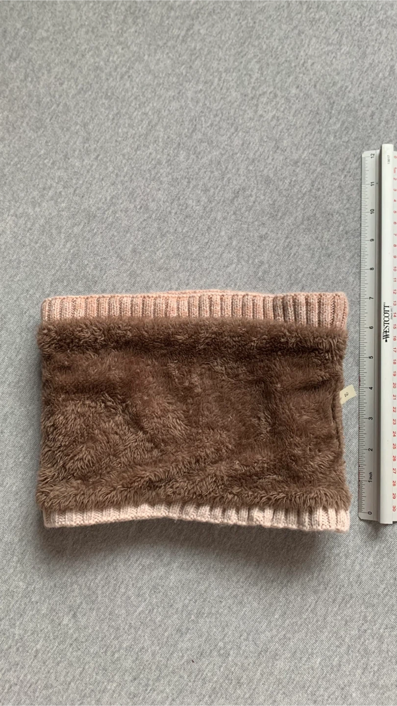 Fleece-lined Knit Neck Warmer - photo 2