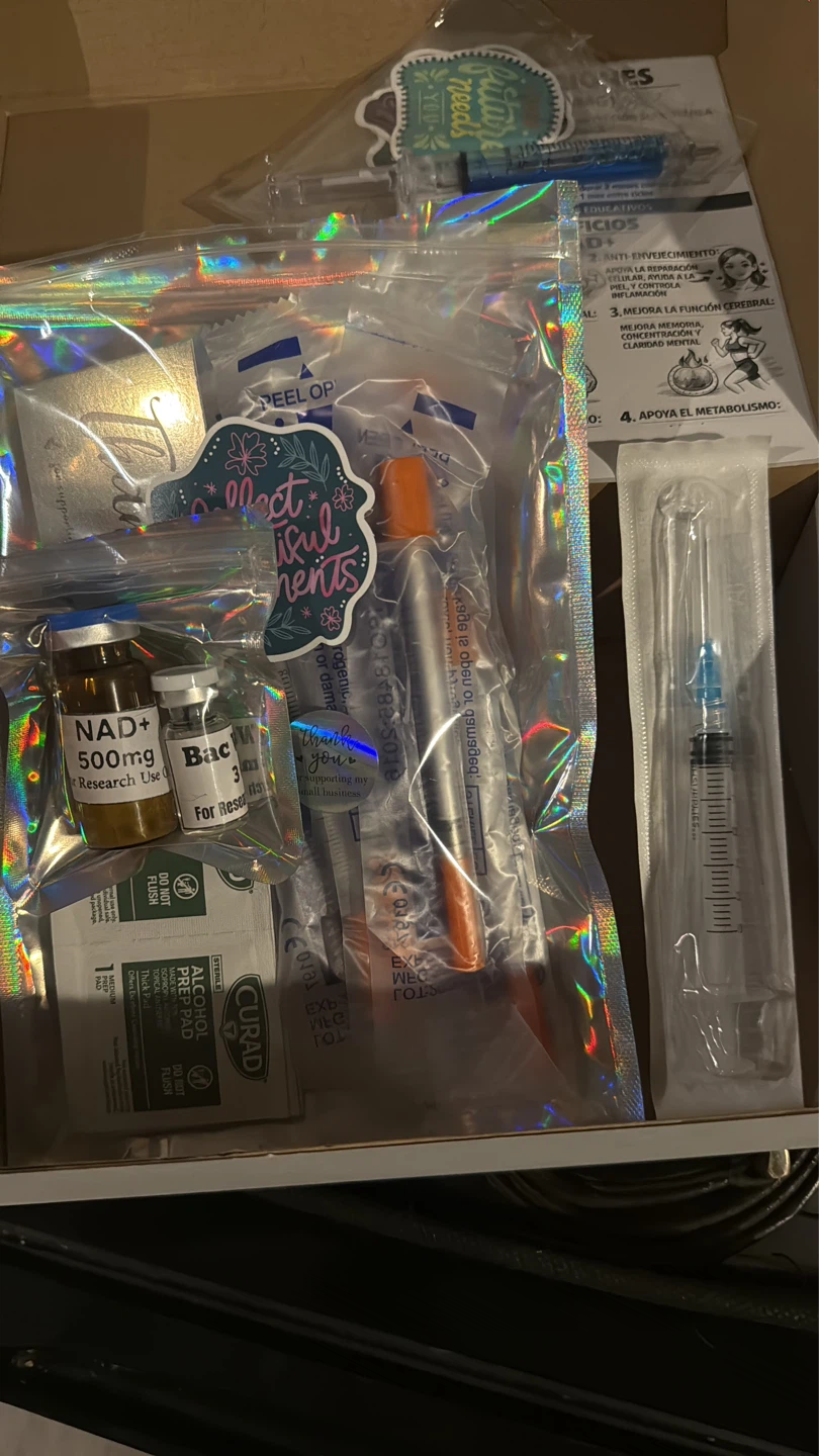 NAD+ 500mg Research Kit with Syringe