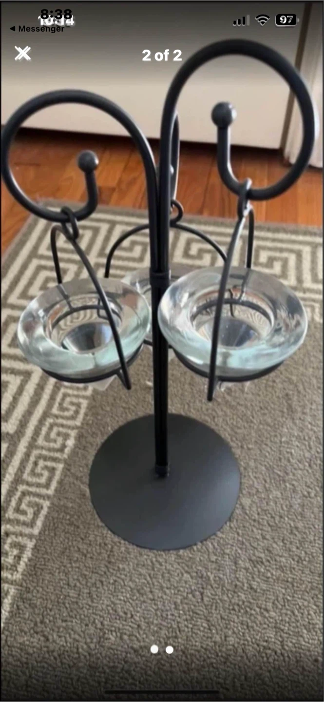 Gallery Collection Wrought Iron Candle Holder