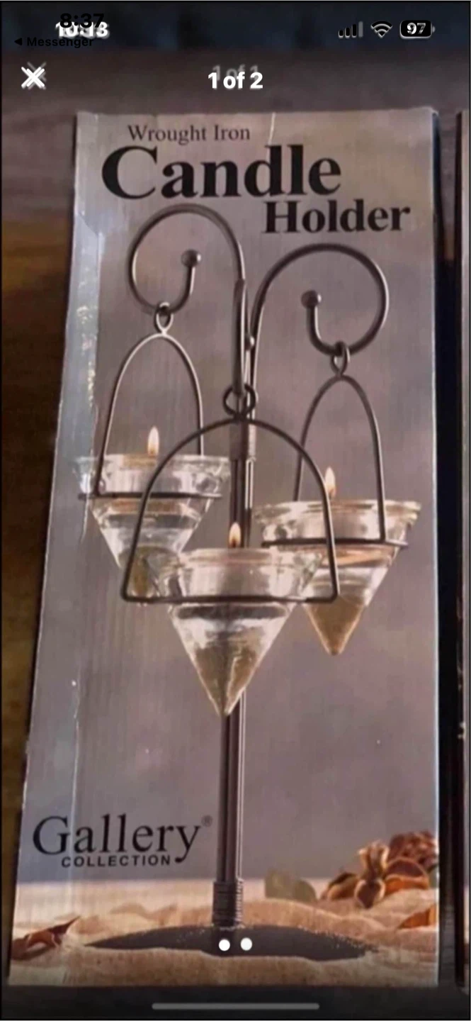 Gallery Collection Wrought Iron Candle Holder - photo 2