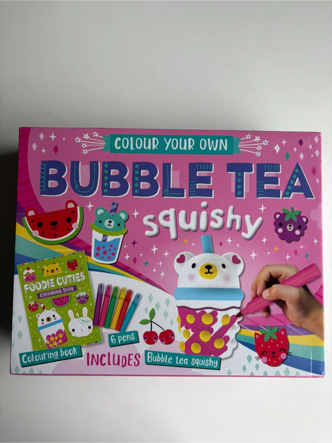 Colour Your Own Bubble Tea Squishy Kit