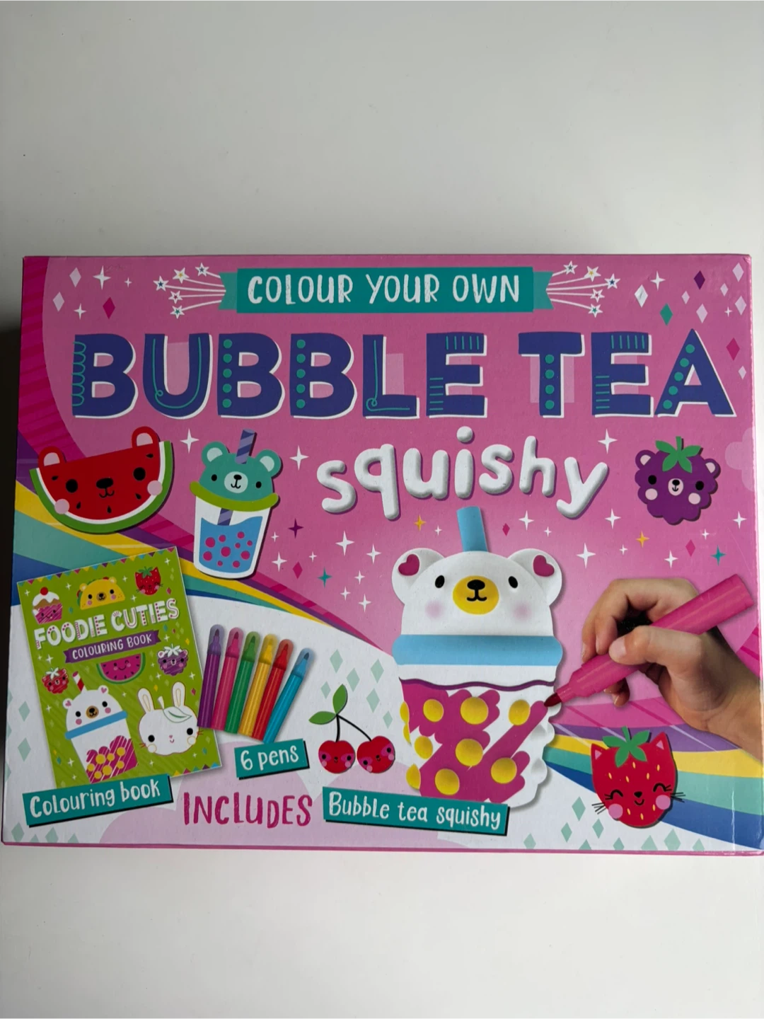Colour Your Own Bubble Tea Squishy Kit - photo 2