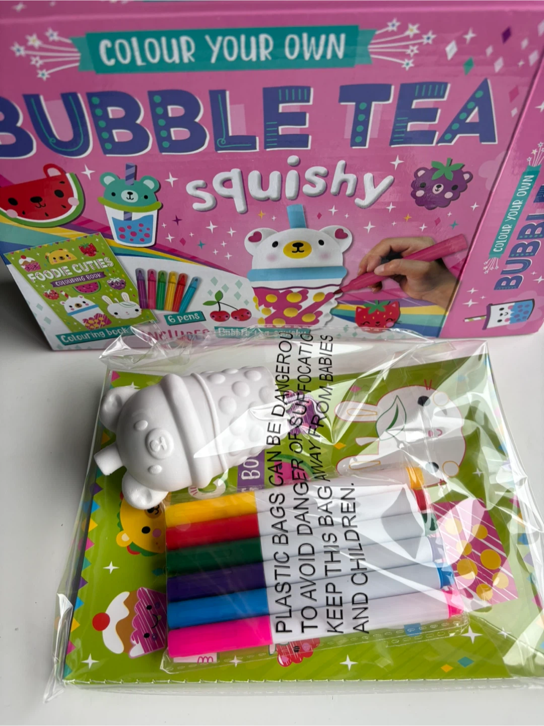 Colour Your Own Bubble Tea Squishy Kit - photo 3