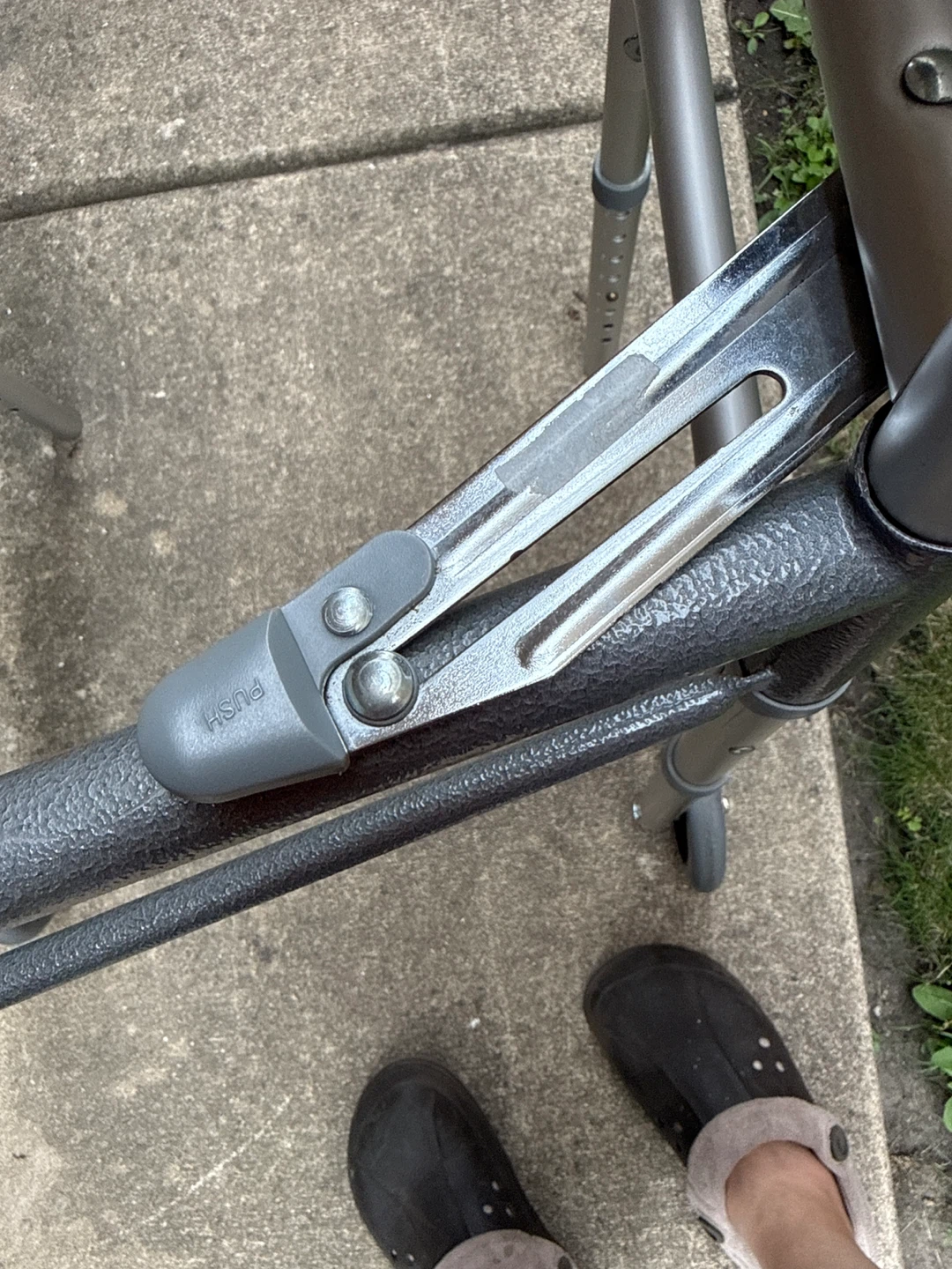 Adjustable Folding Walker with Wheels - photo 5