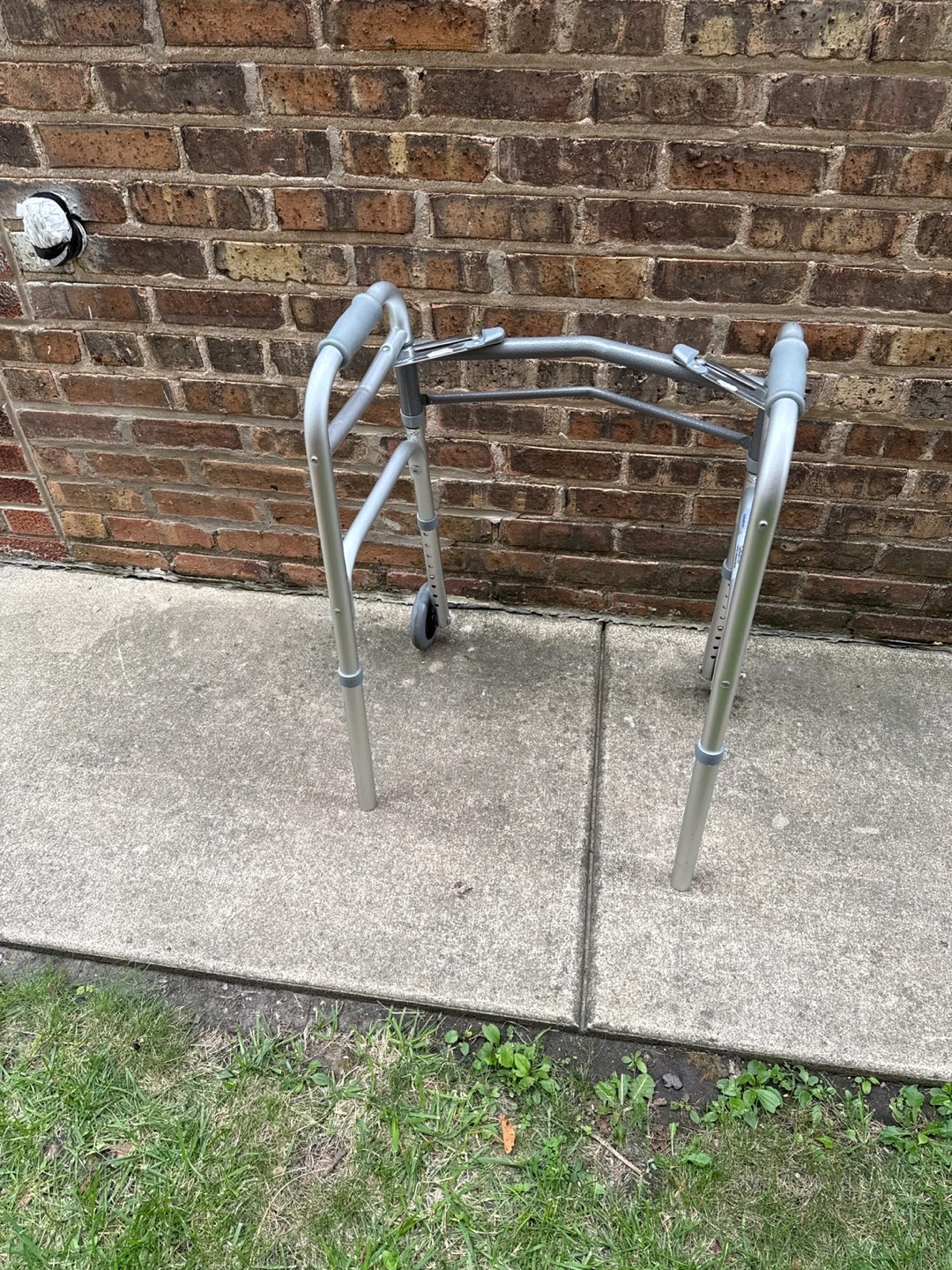 Adjustable Folding Walker with Wheels