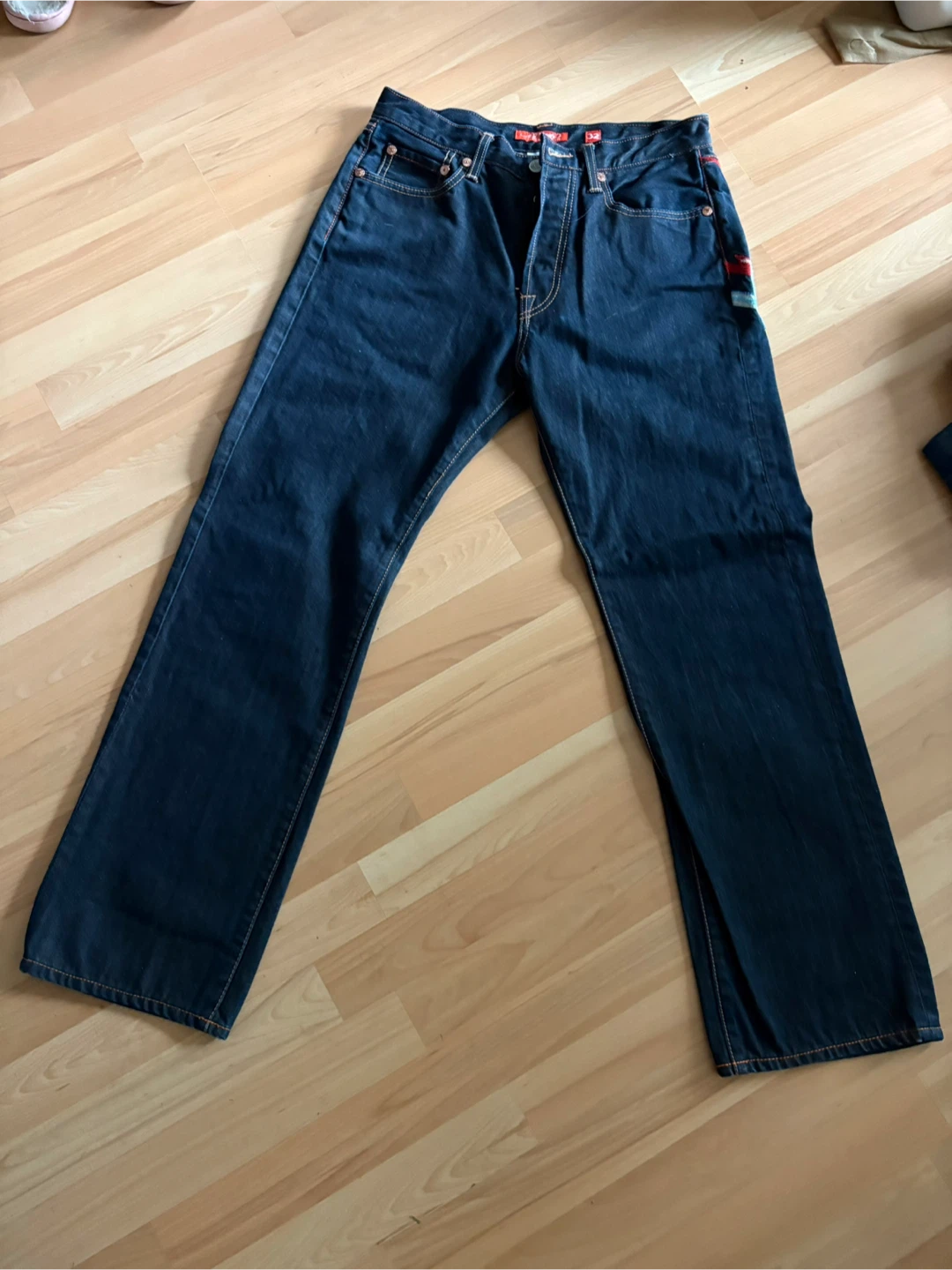 2008 Men’s Ed Hardy Japan Embroidery Jeans Size 32 x 32 - photo 3
