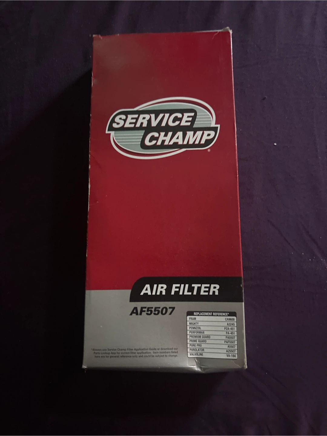 Service Champ AF5507 Air Filter