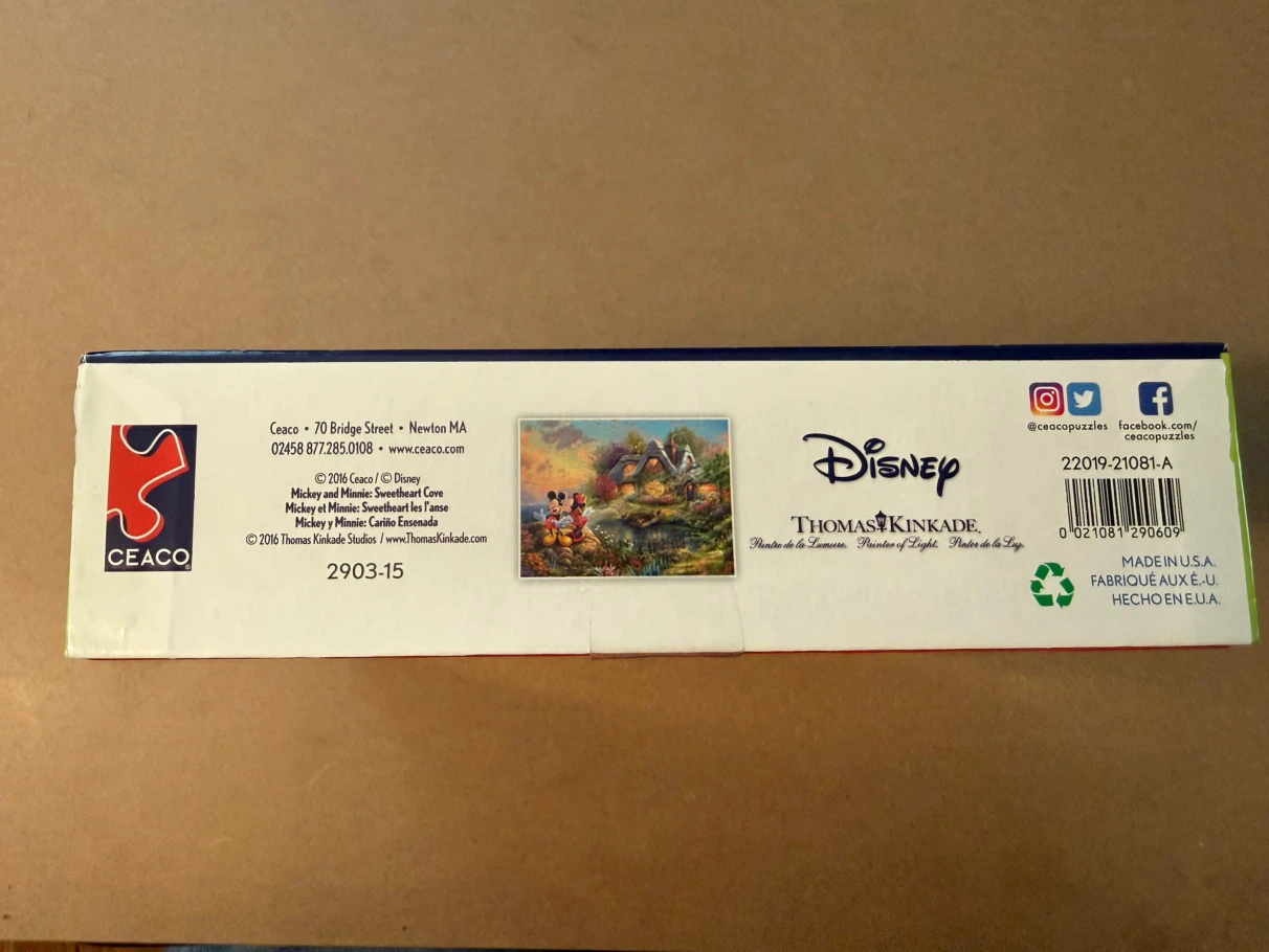 750 Piece Disney Puzzle - photo 2