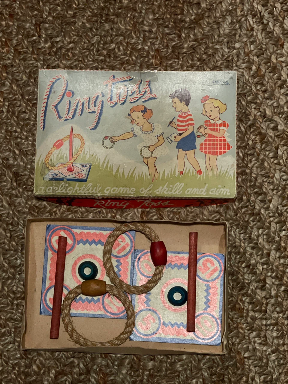 Vintage Ring Toss Game