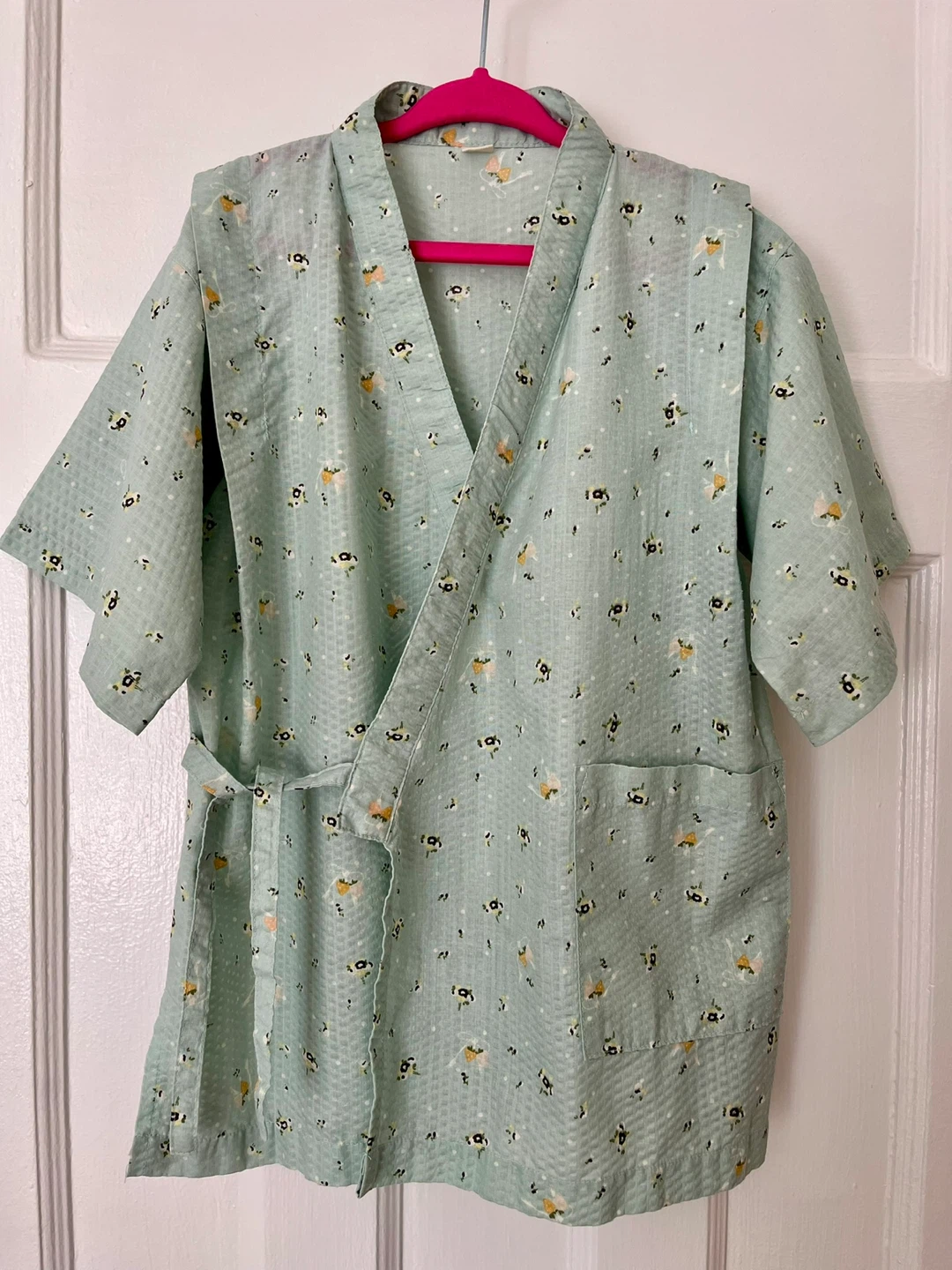 Vintage child’s seersucker kimono-style top from Japan