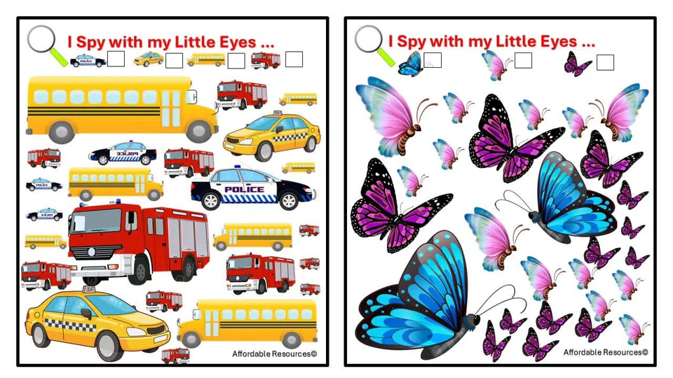 I SPY Printable Booklet - photo 2