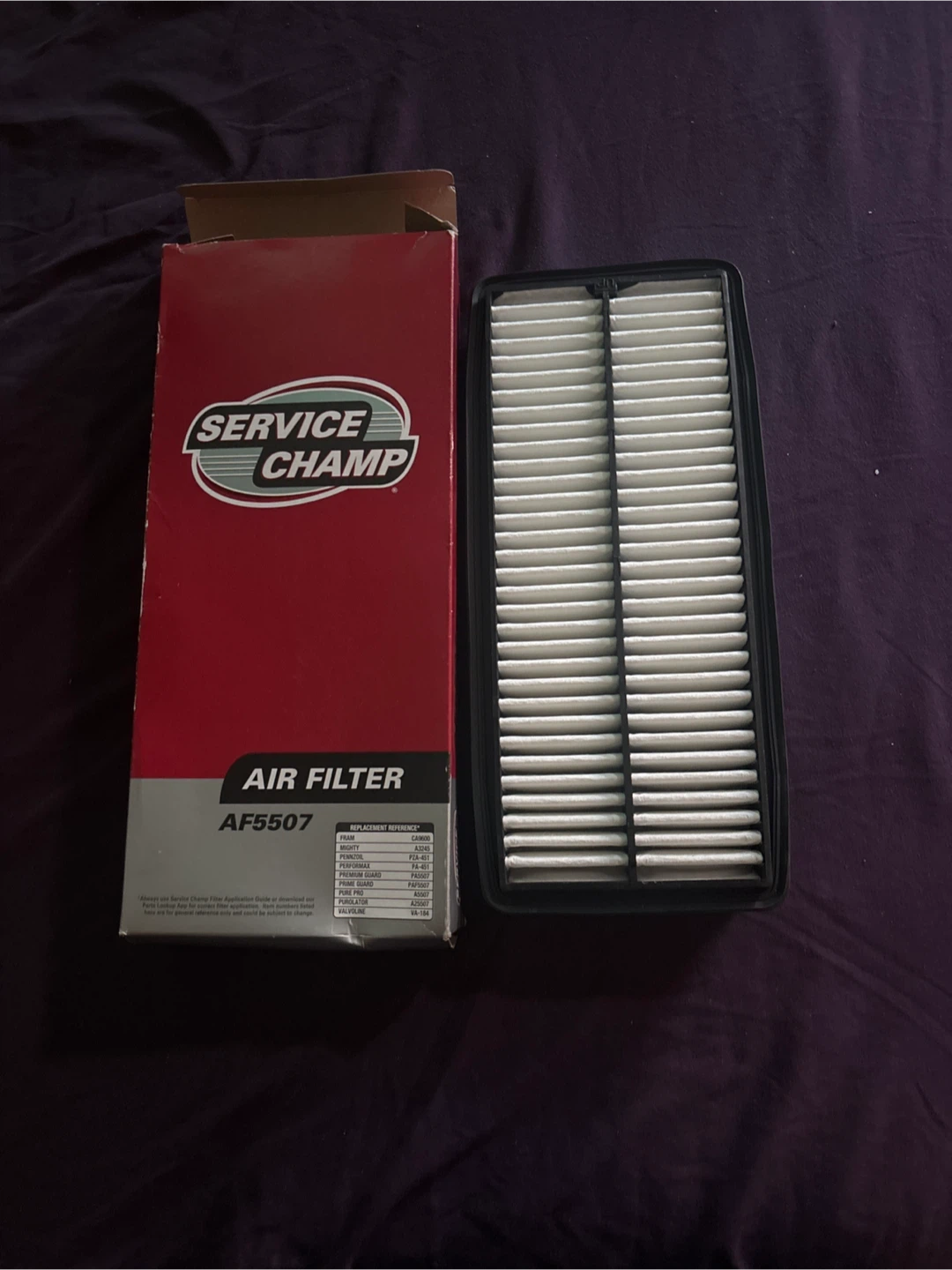 Service Champ AF5507 Air Filter - photo 3
