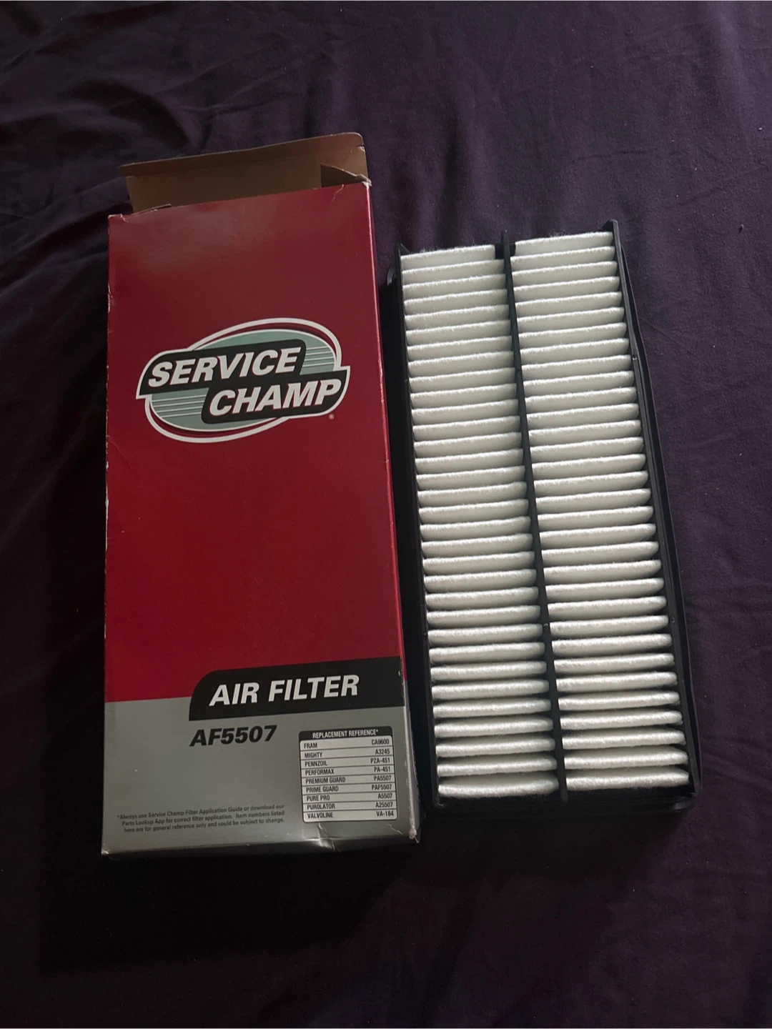 Service Champ AF5507 Air Filter - photo 4